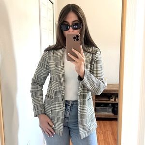 H&M Plaid Blazer